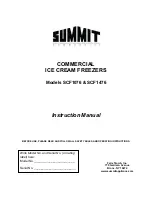 Предварительный просмотр 1 страницы Summit SCF1076 Instruction Manual