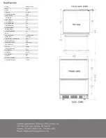 Предварительный просмотр 2 страницы Summit SCFF55IM2DAL Specifications