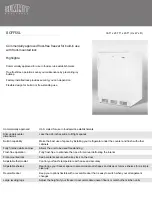 Summit SCFF55LAL Specifications предпросмотр