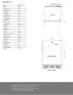 Предварительный просмотр 2 страницы Summit SCFF55LAL Specifications