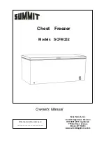 Предварительный просмотр 1 страницы Summit SCFM232 Owner'S Manual