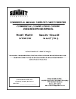 Предварительный просмотр 1 страницы Summit SCFM252W Owner'S Manual