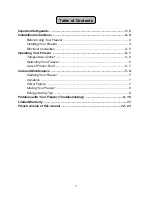 Предварительный просмотр 4 страницы Summit SCFM252W Owner'S Manual