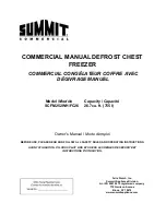 Preview for 1 page of Summit SCFM252WH Manual