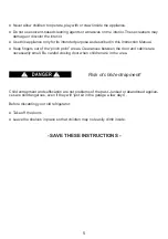 Preview for 5 page of Summit SCR 1150 Instruction Manual