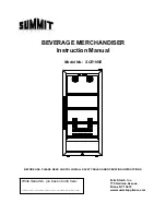 Предварительный просмотр 1 страницы Summit SCR1005 Instruction Manual