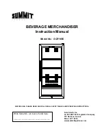 Preview for 1 page of Summit SCR1006 Instruction Manual