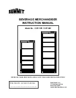 Preview for 1 page of Summit SCR1155 Instruction Manual