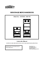 Summit SCR1156 Instruction Manual preview