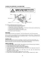 Preview for 11 page of Summit SCR1505 Instruction Manual