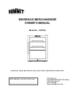 Summit SCR215L Owner'S Manual preview