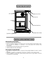 Preview for 5 page of Summit SPR625OS Owner'S Manual