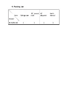 Предварительный просмотр 8 страницы Summit SUM-P01060 Owner'S Manual