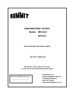 Summit SWC1840 Owner'S Manual preview