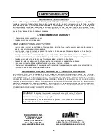 Preview for 14 page of Summit SWC1875 Instruction Manual