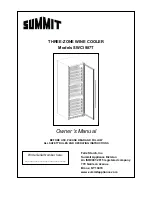 Предварительный просмотр 1 страницы Summit SWC1987T Owner'S Manual