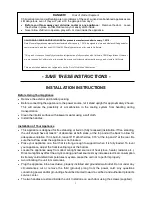 Preview for 3 page of Summit SWC3066B Owner'S Manual