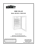 Preview for 1 page of Summit SWC525L Owner'S Manual