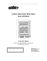 Preview for 1 page of Summit SWC546LBI Instruction Manual