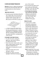 Предварительный просмотр 18 страницы Summit VC28S Instruction Manual