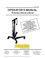 Sumner Roust-a-Bout R Series Operator'S Manual preview