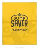 Sump Saver Mighty Mini Installation Manual & Owner'S Manual preview