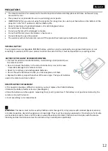 Preview for 12 page of SUN AMEX LOOMI NEO 1300 Instructions For Use Manual