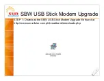 Предварительный просмотр 3 страницы Sun Broadband Wireless SBW USB Stick Modem Firmware Upgrade Manual