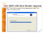 Предварительный просмотр 9 страницы Sun Broadband Wireless SBW USB Stick Modem Firmware Upgrade Manual