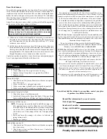 Preview for 4 page of Sun-Co 16 XS POWER Quick Start Manual