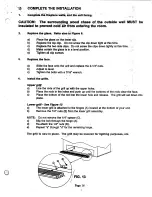 Preview for 17 page of Sun Dance I 740 Installation Manual