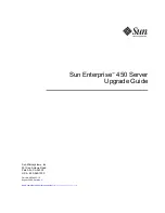 Sun Enterprise 450 server Upgrade Manual preview