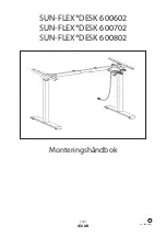 Предварительный просмотр 43 страницы Sun-Flex DESK 600602 Assembly Manual