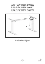 Предварительный просмотр 51 страницы Sun-Flex DESK 600602 Assembly Manual