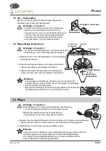 Preview for 7 page of sun garden Easy Sun Operation Manual