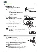 Preview for 19 page of sun garden Easy Sun Operation Manual