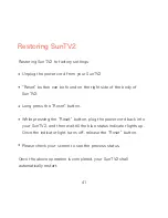 Preview for 42 page of Sun Global Media SunTV2 User Manual