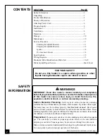 Preview for 2 page of Sun Heat SH42 Owner'S Manual