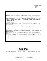 Preview for 23 page of Sun-Mar CENTREX 2000 Owner'S Manual