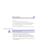 Preview for 13 page of Sun Microsystems 2.1 Gbyte 7200 rpm Installation Manual