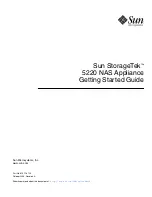 Sun Microsystems 5220 Getting Started Manual предпросмотр