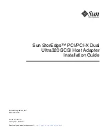 Sun Microsystems 817-5827-13 Installation Manual предпросмотр