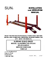 Preview for 1 page of Sun Microsystems ALIGNMENT EELR124A Installation And Operation Manual