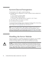 Предварительный просмотр 20 страницы Sun Microsystems Blade X8400 Installation Manual