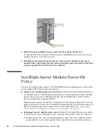 Предварительный просмотр 32 страницы Sun Microsystems Blade X8400 Installation Manual