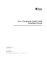 Предварительный просмотр 1 страницы Sun Microsystems Datacenter Switch 3456 Installation Manual