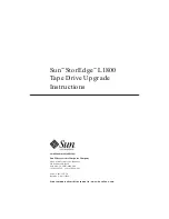 Preview for 1 page of Sun Microsystems DLT 7000 Instructions Manual