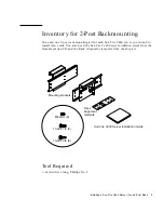 Предварительный просмотр 11 страницы Sun Microsystems Fire V440 2-Post Manual