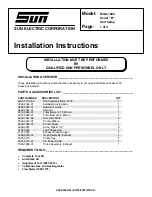 Предварительный просмотр 1 страницы Sun Microsystems MGA-1400 Installation Instructions