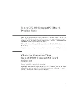 Preview for 5 page of Sun Microsystems Netra CP2140 Product Note